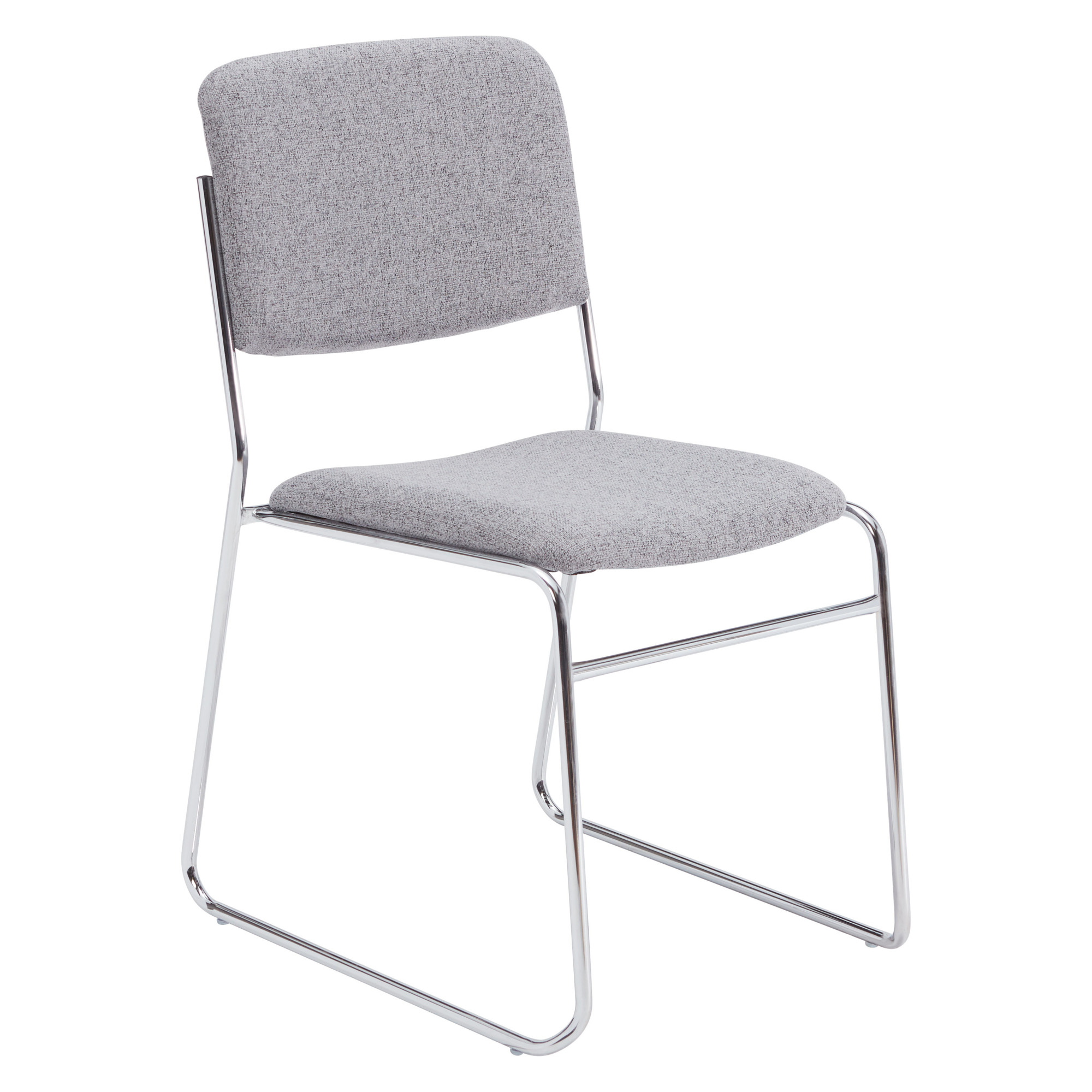 National Public Seating, 8600 Series Fabric Stack Chair, Primary Color Gray, Included (qty.) 1, Seating Type Office Chair, Model# 8652